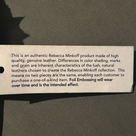 Rebecca Minkoff Metallic Silver Wristlet Olivia Tech NWT Style: S182E140-140 - Picture 11 of 11